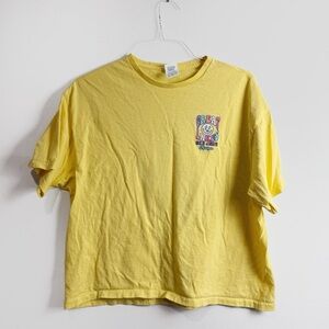 Great Lakes Saint Joseph Michigan T-Shirt Groovy Colorful Yellow Size XL Women